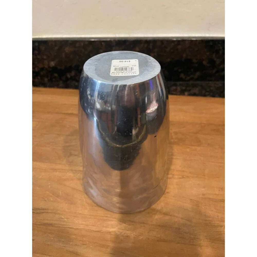 Pottery Barn Rippled Aluminum Vase
